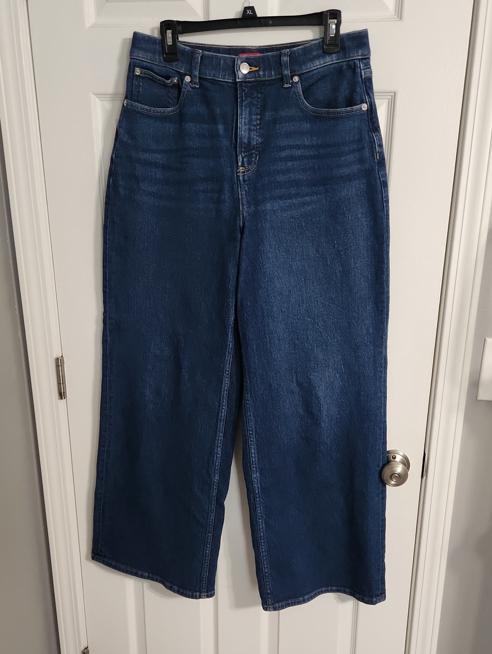 SPANXshape Authentic 360 Wide-leg Jeans Sz. Large Adriatic Blue